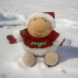 1986 ZIGGY Christmas 7" Plush Santa “Merry Kissmas” American Greetings - Vintage - Picture 1 of 24