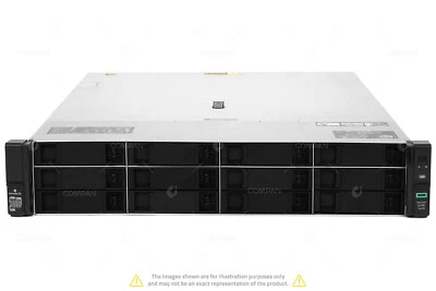 HPE DL380 G10 12LFF 2SFF 2x Xeon Gold 6132 1.5TB RAM 2x 960GB SSD 12x 4TB HDD - Image 1 of 4