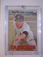 1967 WHITEY FORD #5 BASEBALL CARD - EXTREMELY RARE CARD - TUB BBA-9