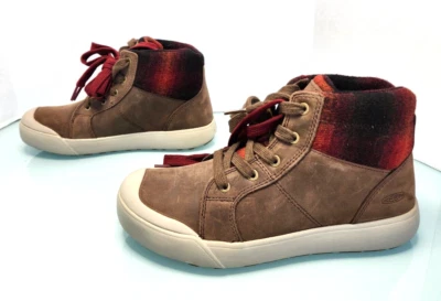 KEEN Elena Women's hiking Waterproof Lace-Up mid boot  chestnut/taupe New Sz 9 - Image 1 of 4