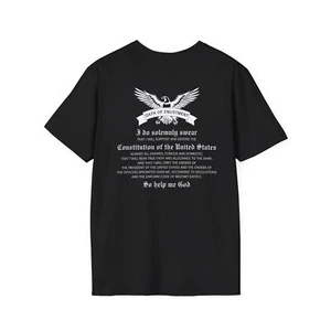 Oath Of Enlistment Unisex Softstyle T-Shirt - Bild 1 von 13