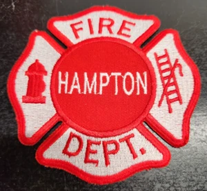 Hampton Massachusetts Fire Department Shoulder Patch - Picture 1 of 3