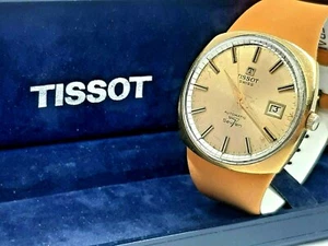 TISSOT 7 SEVEN DATE VINTAGE AUTOMATIC MEN'S WATCH MADE IN SWUZERLAND w/ CASE - Picture 1 of 11