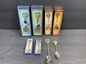 8 Mixed State Collector Spoon Lot Hawaii Florida Ontario 50 Anniversary DC - Picture 1 of 11