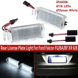 2x LED License Number Plate Light Lamp For Ford Falcon FG/BA/BF XR 6/8 2003-2008 - Picture 1 of 8