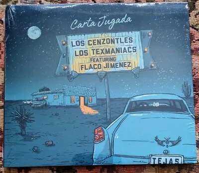 Los CENZONTLES/ Los TEXMANIACS / FLACO JIMENEZ - Carta Jugada (2017) CD - NEW Foto 1 de 2