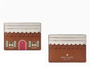 Kate Spade New York Gingerbread Small Slim Card Holder New with Tags NWT - Picture 1 of 8