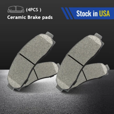 4PCS Front Ceramic Disc Brake Pads for 2002 2003 2004 2005 2006 - 07 Saturn Vue - Image 1 of 4