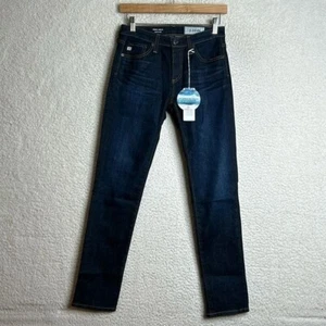 NWT Adriano Goldschmied Womens Prima Cigarette Ankle Denim Jeans Blue SIZE 26 - Picture 1 of 16