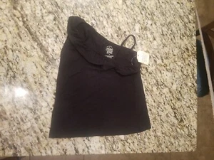 Girls Faded Glory tank top size Medium 7/8 Black - Picture 1 of 5