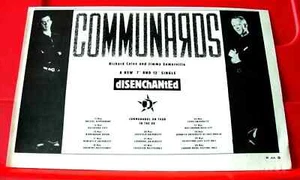 The Communards Disenchanted/Tour Vintage ORIG 1986 Press/Magazine ADVERT 9"x 6" - Imagen 1 de 3