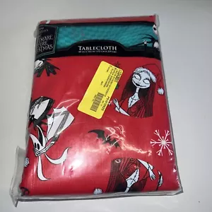 Disney Nightmare Before Christmas Red PEVA Tablecloth 60X102 - Picture 1 of 9