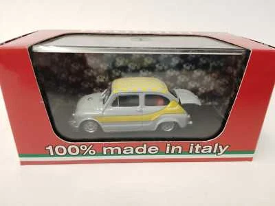 Brumm Fiat Abarth 1000 berlina corse ufficiale Gruppo 5 1968 gialla 1/43 R380-03 - Immagine 1 di 2