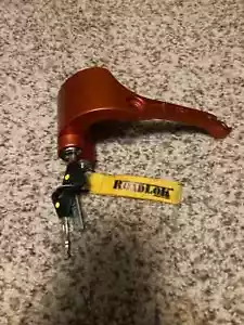ROADLOK rare RED 100 mm Disc lock System. European / 100mm radial mount - Picture 1 of 6