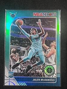 2019 Hoops Premium Stock #246 Jalen McDaniels Green Rookie Hornets - Bild 1 von 2