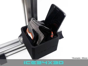 Zubehörbox Halter für Sim Rig – passend für Aluprofil 4040 & 4080 Systeme - Picture 1 of 13