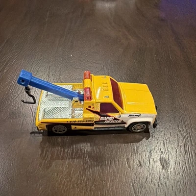 Vintage 1987 Matchbox #21 GMC Wrecker - Rapid Rescue - W/ Protective Case - Image 1 of 4