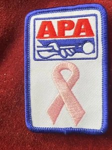 Sammlerstück APA Pink Ribbon Brustkrebs Nähen Patch - Bild 1 von 2