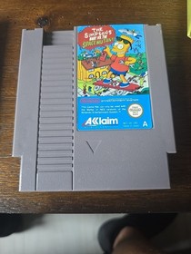 Bart Vs The Space Mutants The Simpsons Nintendo NES PAL Version Game Cartridge