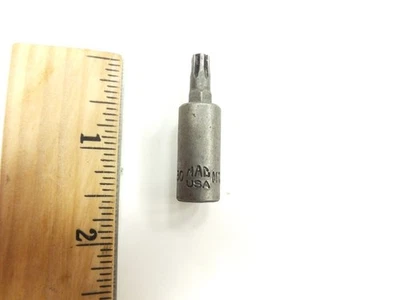 MAC TOOLS 1/4" DRIVE TP30 BIT TORX PLUS SOCKET WRENCH DRIVER - STAR - USA MTP30S - Image 1 of 4