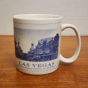 Starbucks Las Vegas Architecture Series 18 oz Ceramic Coffee Mug Cup 2008 NWOB - Foto 1 di 8