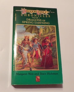 Vtg DRAGONLANCE CHRONICLES  Vol 3 Dragons Of Spring Dawning Weis & Hickman PB - Picture 1 of 8