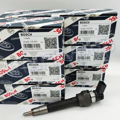 6x 0445110597 Bosch Diesel Fuel Injector for BMW F30 F10 F02 F15 328d 535d 740Ld - Изображение 1 из 4