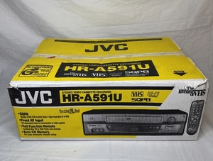 JVC Stereo VCR Recorder HR-A591U Video Cassette With Remote New In Box - Picture 1 of 13