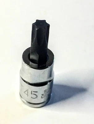 Pittsburgh Torx Star Bit Socket T45x 3/8" -Free USA Ship - Image 1 of 3