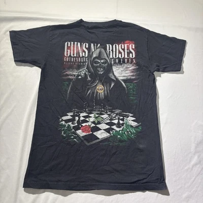 Camisa Guns N Roses Para Hombre Pequeña Negra No In This Lifetime Tour Gotemburgo Suecia Foto 1 de 4
