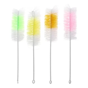 2Pcs Baby Bottle Brushes Cleaner Multifunctional Cleaning Brush Long Wash Drinki - Picture 1 of 8