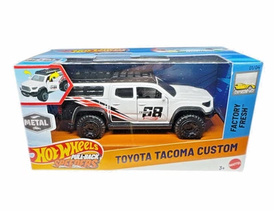 Hot Wheels Pull-Back Speeders 1:43 - Toyota Tacoma Custom - Factory Fresh JCL98 - Imagen 1 de 3