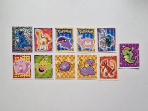 Pokemon Merlin Nintendo Stickers 1999 Bundle - Picture 1 of 1