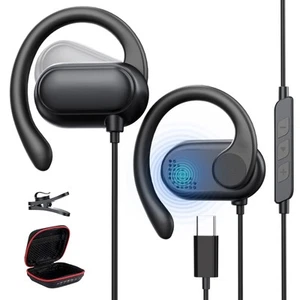 USB C Open Ear Headphones for iPhone 16 iPad 11th Samsung A36 S25 S24 Ultra S... - Bild 1 von 8