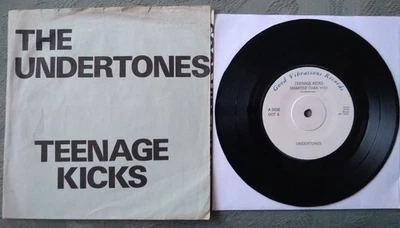 Undertones Teenage Kicks 1st Press UK 1978 GOT 4 Blue Sleeve Good Vibration Rare - Image 1 of 4