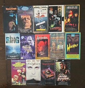 Huge Horror VHS Lot Of 14 Horror, Monster, Cult Classic Films. Creature - Picture 1 of 9
