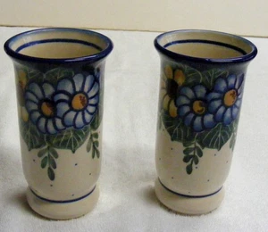 DAISIES UNIKAT WR BOLESLAWIEC BICCHIERI DI CIOCCOLATO FATTI A MANO W.R. BOLES (2) - Foto 1 di 5