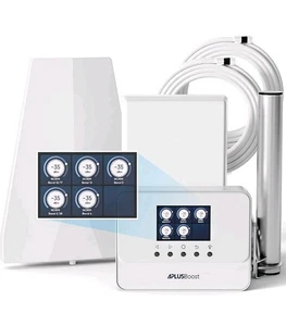 Booster de téléphone portable pour la maison jusqu'à 5 000 pieds carrés, écran LCD intelligent, cellule 4G LTE 5G... - Photo 1 sur 3