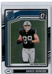 2024 Donruss Optic Brock Bowers Rookie Las Vegas Raiders #215 - Bild 1 von 2