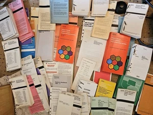 Vintage 1970/80s IBM Quick Reference Guides DOS VM/370 APL PL/I BASIC System/360 - Picture 1 of 13