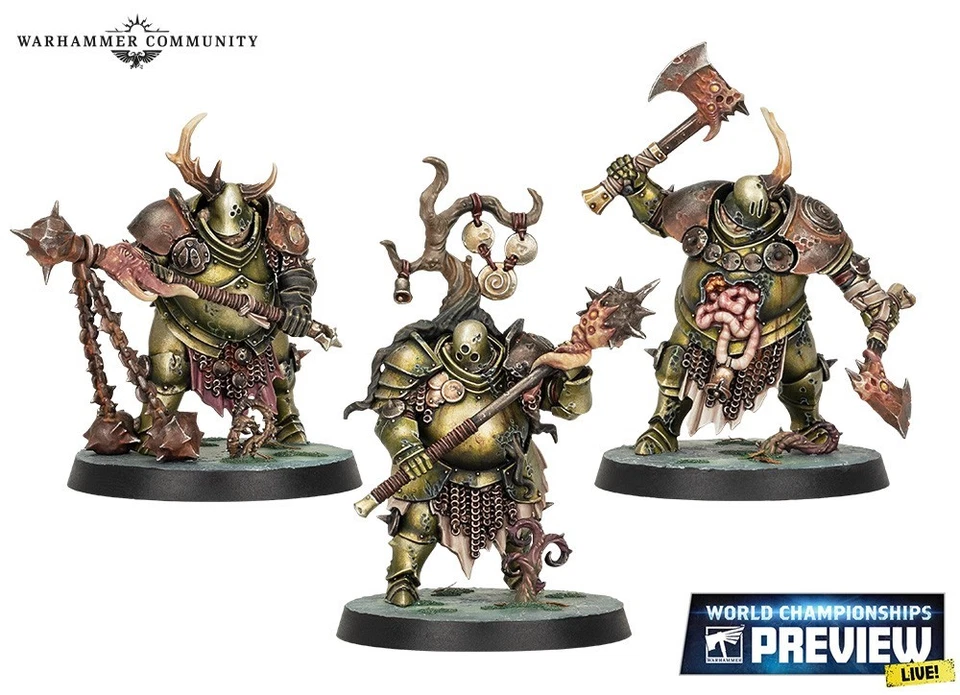 Blight Templars x3 - Nurgle Rotbringer Maggotkin - Warhammer Quest - Pedido anticipado Foto 1 de 1