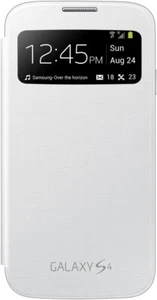 S-View flip Cover Case for Samsung Galaxy S4, White - Picture 1 of 10