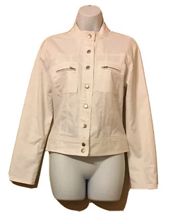 Chaqueta para mujer de color blanco, Talla S, estilo casual. - Picture 1 of 6
