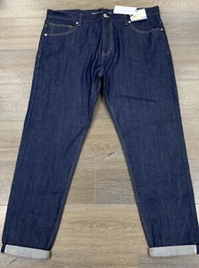 Mens size 38 Dark Blue denim PREVIEW Slim Tapered Jeans 👖 - *NEW* BNWT RRP $49 - Picture 1 of 3
