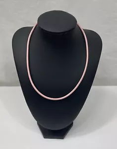 BICO CHOKER CL7 IN PELLE AUSTRALIANA (17,5”) in rosa - Foto 1 di 3