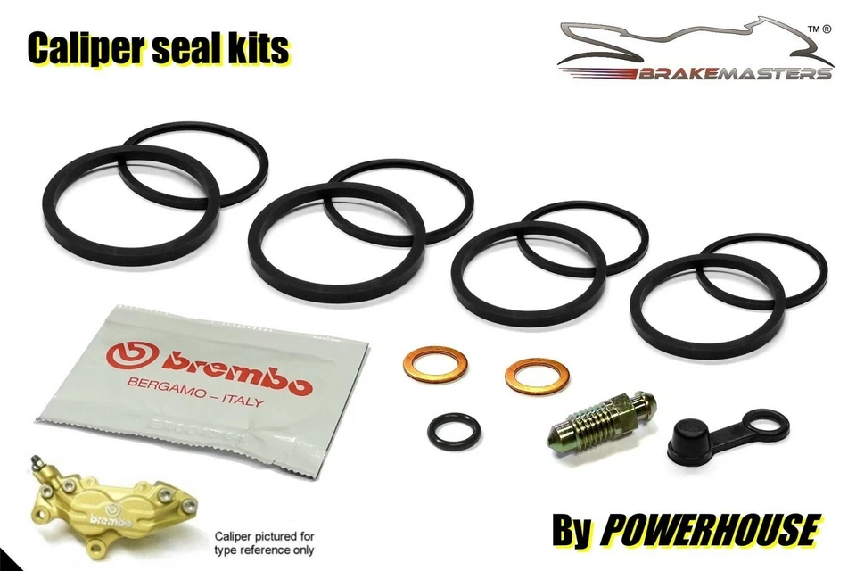 Moto Guzzi California Stone 1100 front brake caliper seal rebuild kit 2001 set - Image 1 of 4