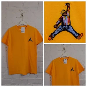 Actual Fact Biggie x Jordan Hip Hop Yellow Tee T-shirt
