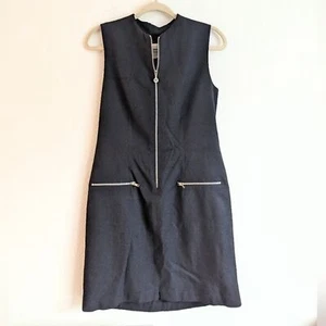 Vintage Jessica Howard 60s Style Mini Dress Size 12 Front Zip - Picture 1 of 4