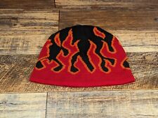 Vintage 90s Goorin Bros Flame Beanie Skater Style Made in USA