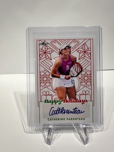 2023 Leaf Holiday Pack CATHERINE PARENTEAU Pickleball Autograph Auto